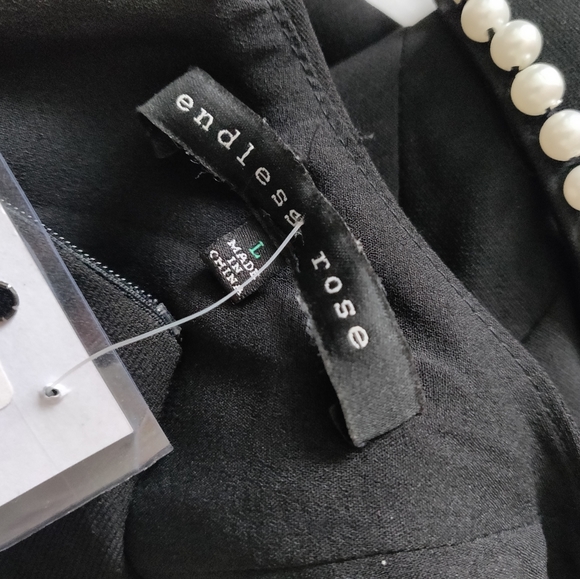 NWT Endless Rose Pearl Low Back Dress - Picture 6 of 6